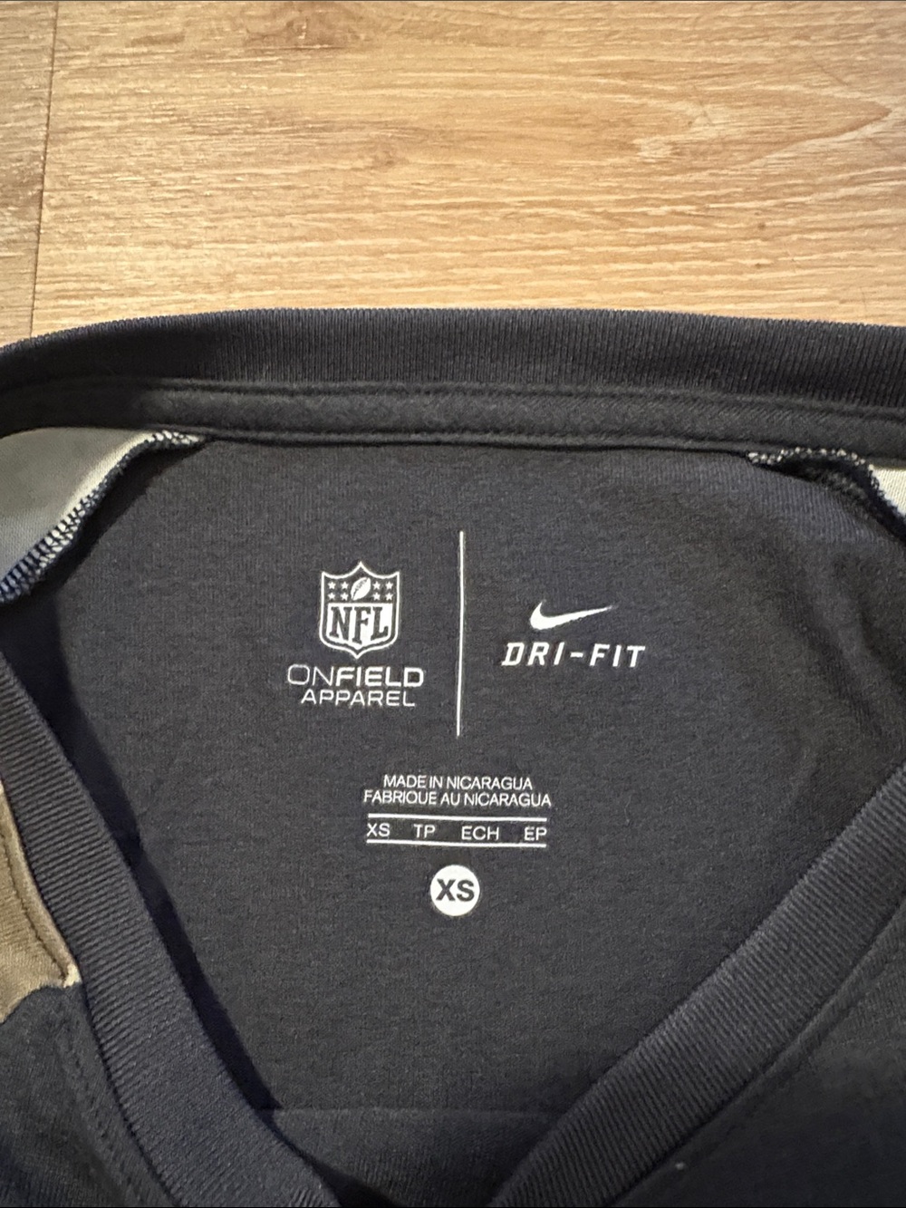 Nike NFL Miami Dolphins Raglan Long Sleeve Tee - Picture 5 of 6